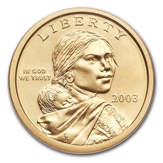 2003-D Sacagawea Dollar 20-Coin Roll BU 2003-D Sacagawea Dollar 20-Coin Roll BU